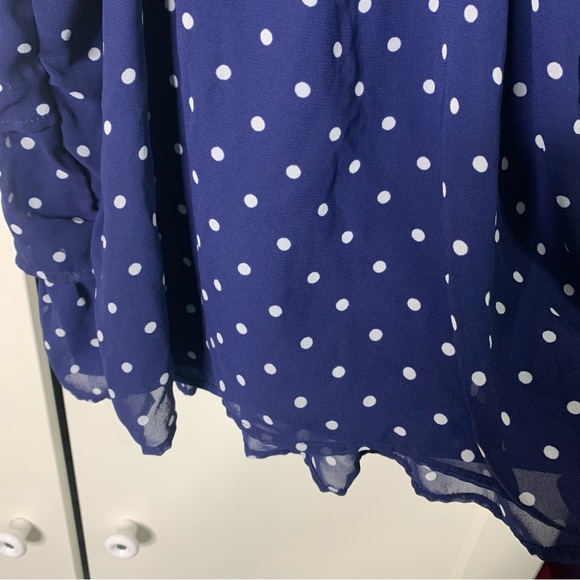 Girl’s Cherokee Polka Dot Ruffled Tank Top - Picture 11 of 13